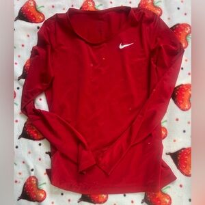 Nike Pro Dri-FIT Red Top